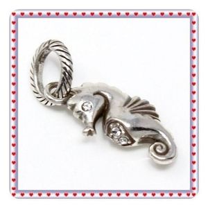 Retired Brighton Seahorse Silver charm